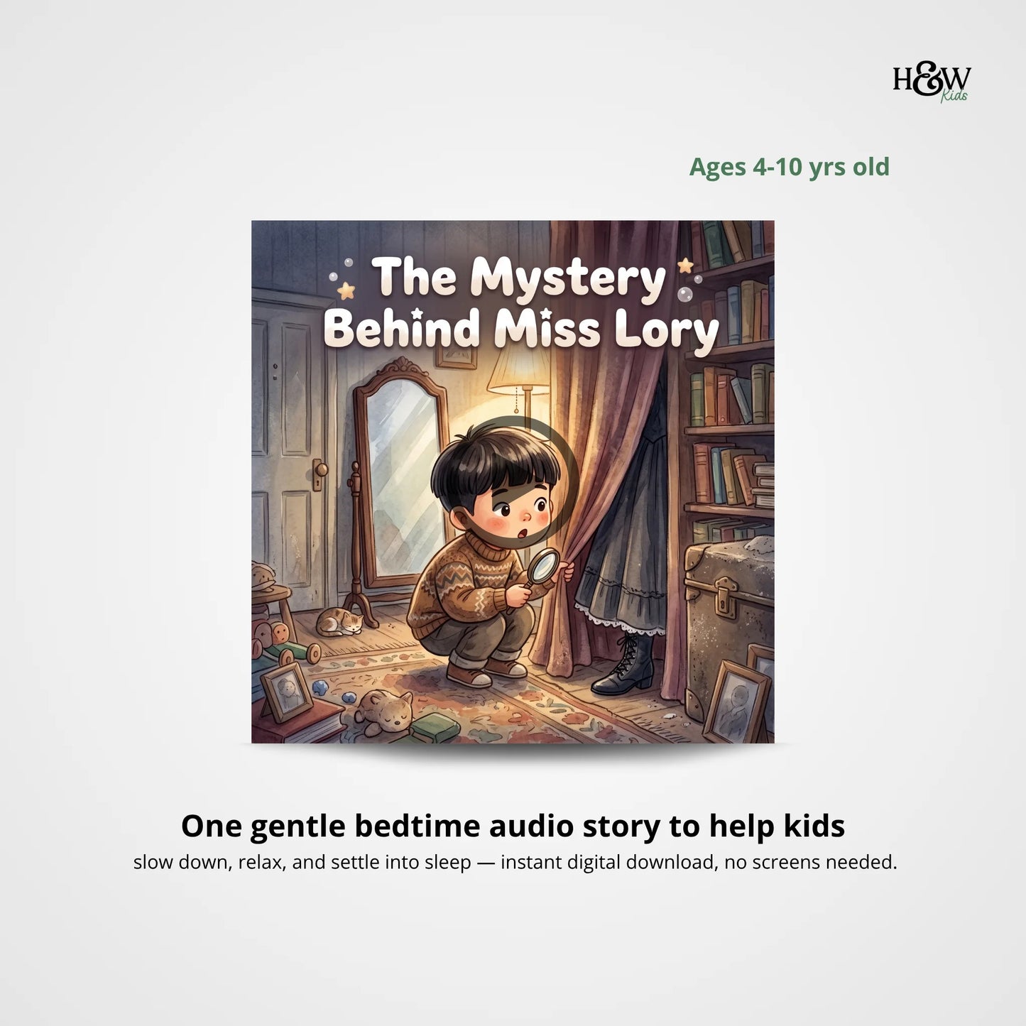The Mystery Behind Ms. Lory - Bedtime Audio Story (Instant Download)