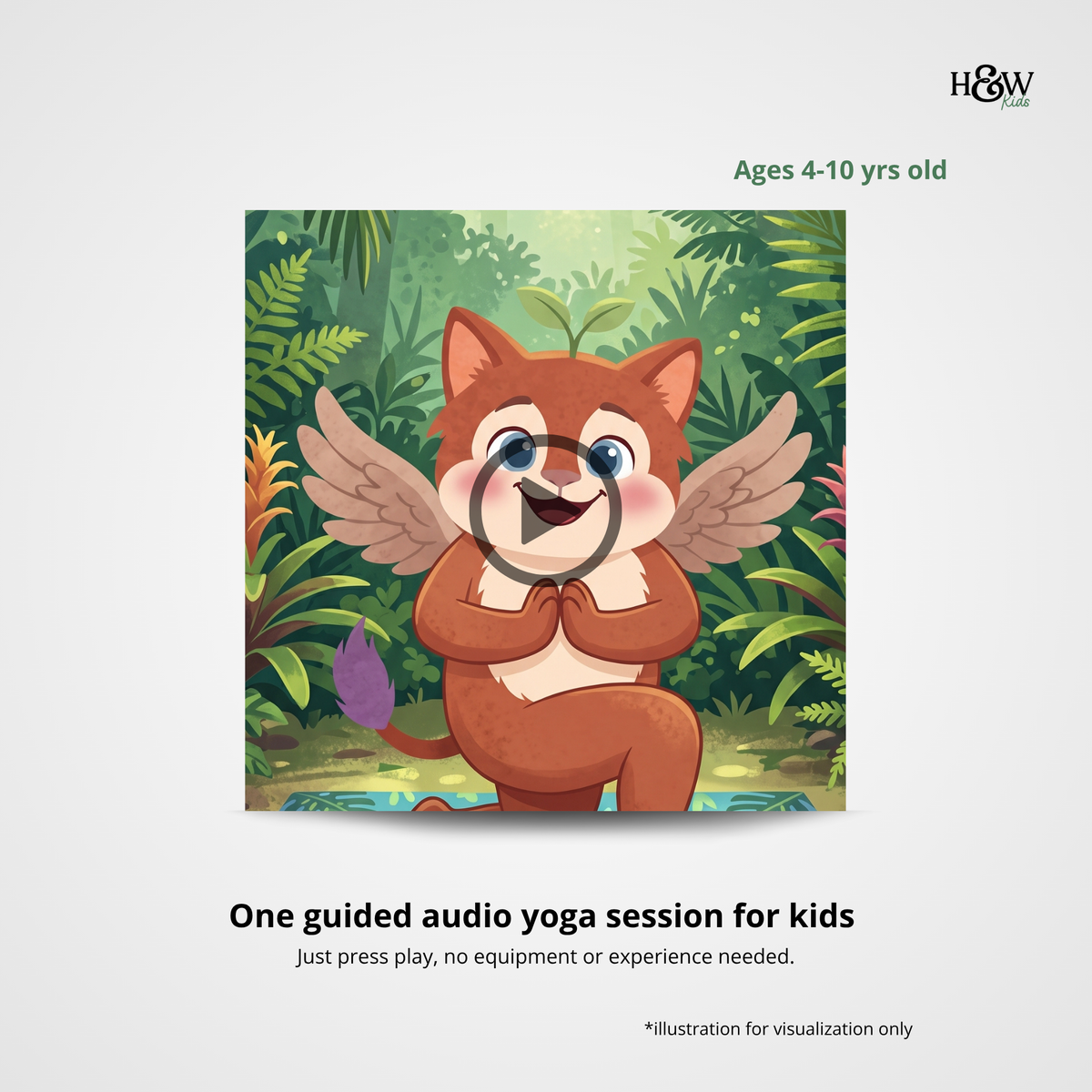Jungle Audio Yoga for Kids (Non-Personalized)
