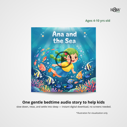 Ana and the Sea (Non-personalized Audio Bedtime Story for Kids)