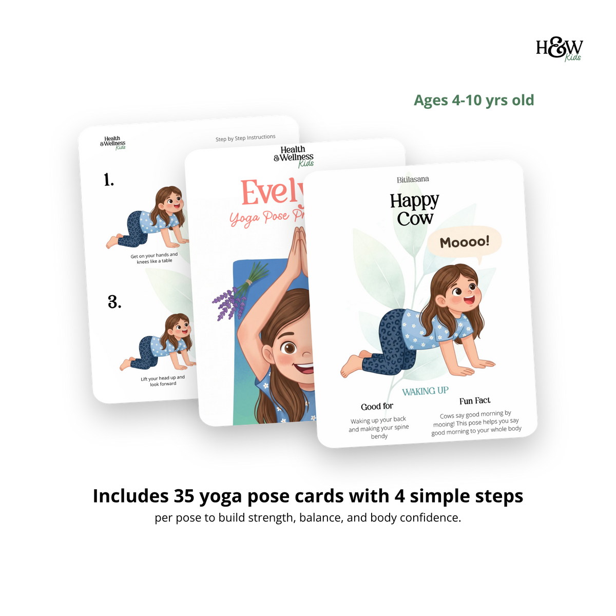 Yoga Cards for Kids (Personalized)