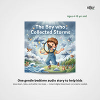 The Boy Who Collected Storms - Bedtime Audio Story (Instant Download)