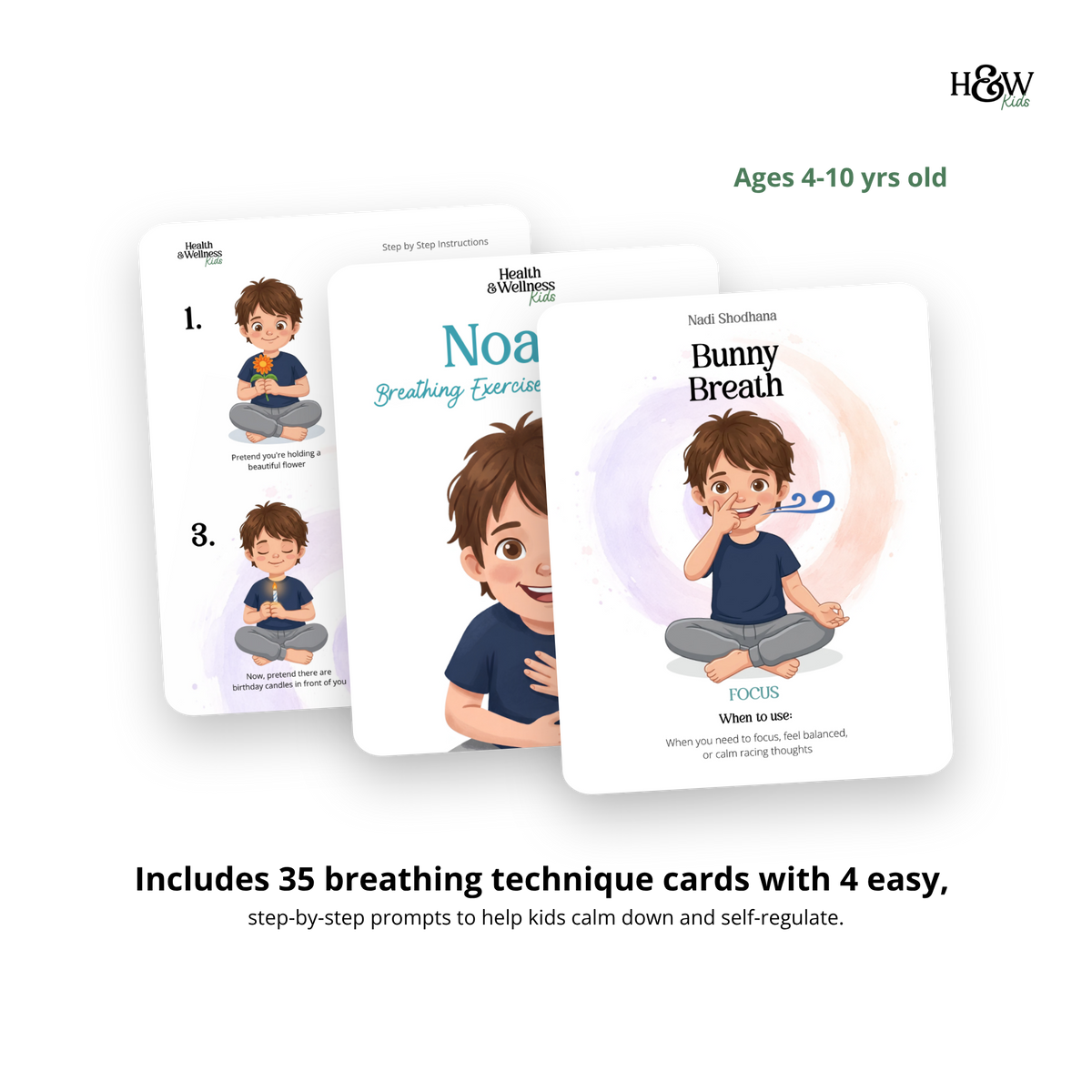 Breathing Cards for Kids (Personalized)