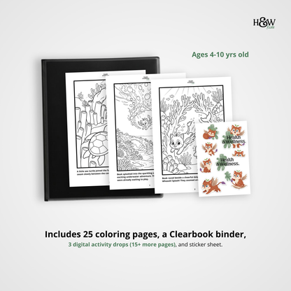 Beak and the Sleepy Sea Signals (Non-Personalized Bedtime Story Coloring Book Portfolio for Kids)
