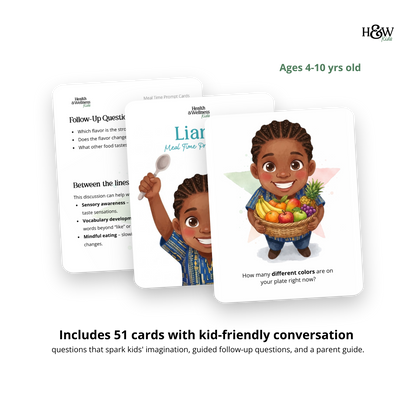 Mealtime Conversation Starters Cards for Kids (Personalized)