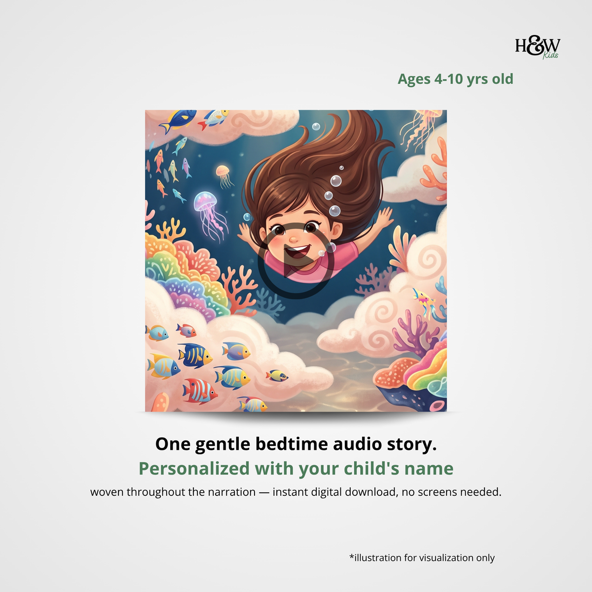The Sea (Personalized Bedtime Audio Story for Kids)