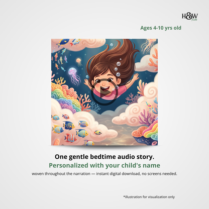 The Sea (Personalized Bedtime Audio Story for Kids)