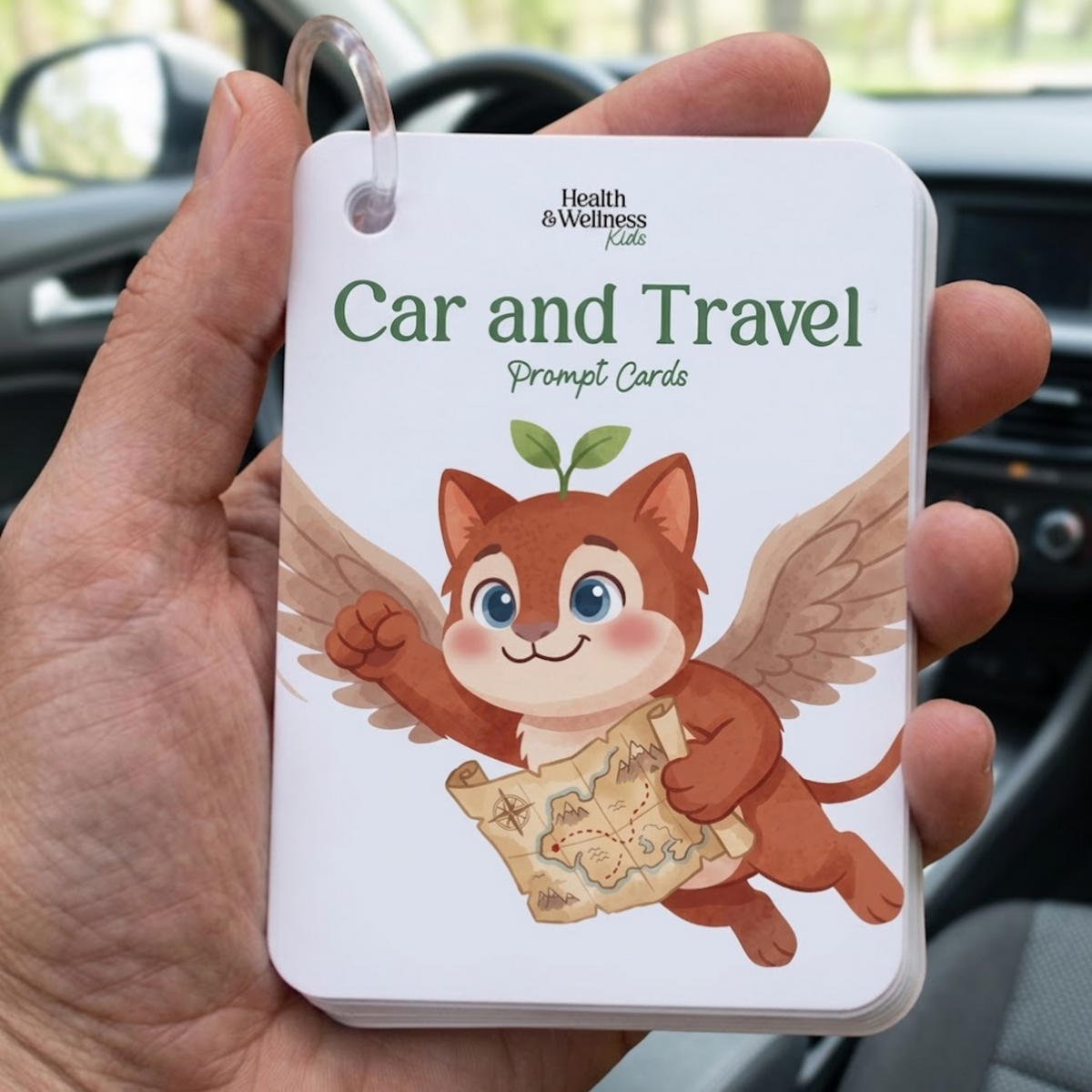 Car and Travel Conversation Cards for Kids (Non-Personalized)