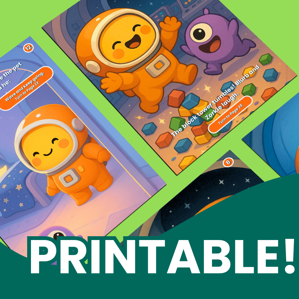 Blurb’s Space Day – Interactive Storybook