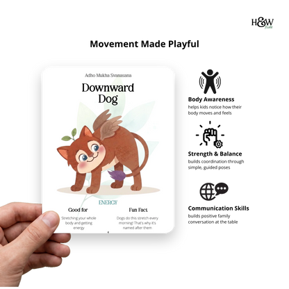 Yoga Cards for Kids (Non-Personalized)