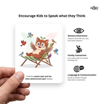 Beak Nature Walk Prompt Cards - Conversation Starters for Kids (No personalization)
