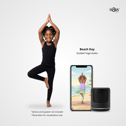 Beach Day Audio Yoga for Kids (Personalized)