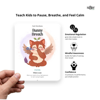 Breathing Cards for Kids - Breathing Flashcards for Kids  (No personalization)