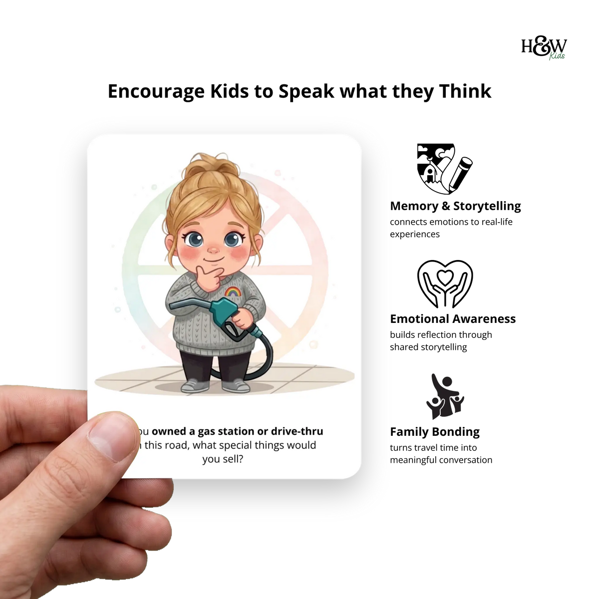Car and Travel Conversation Cards for Kids (Personalized)