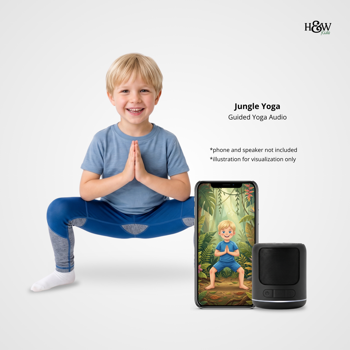 Jungle Audio Yoga for Kids (Personalized)