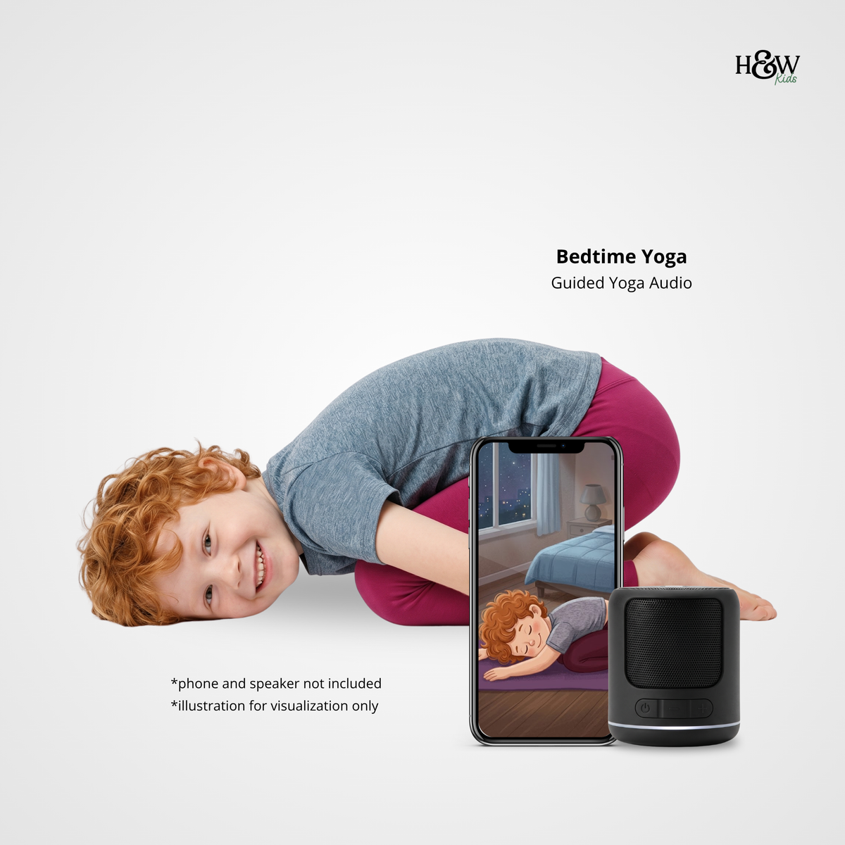 Bedtime Audio Yoga for Kids (Personalized)
