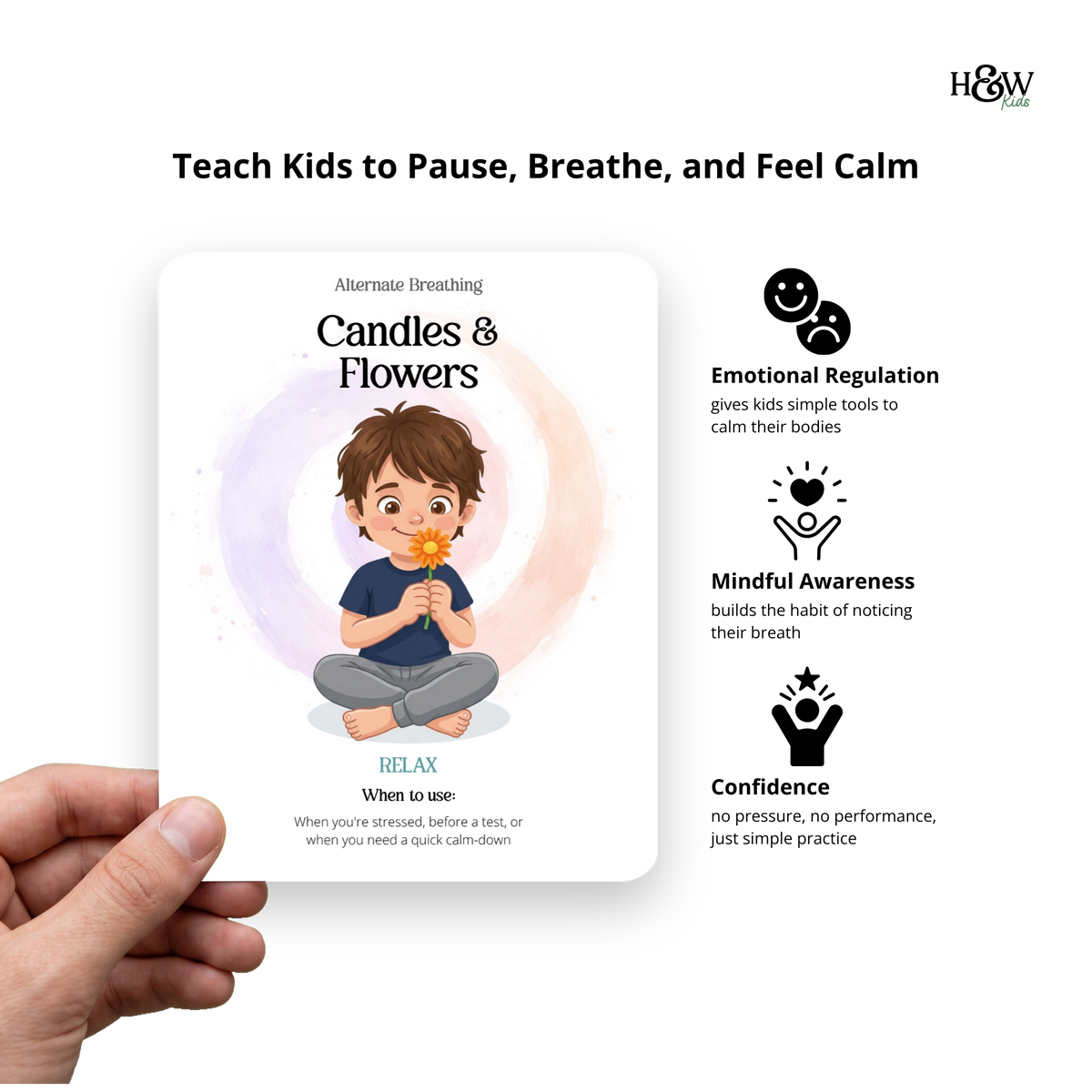 Breathing Cards for Kids (Personalized)