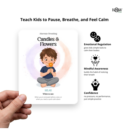 Breathing Cards for Kids (Personalized)