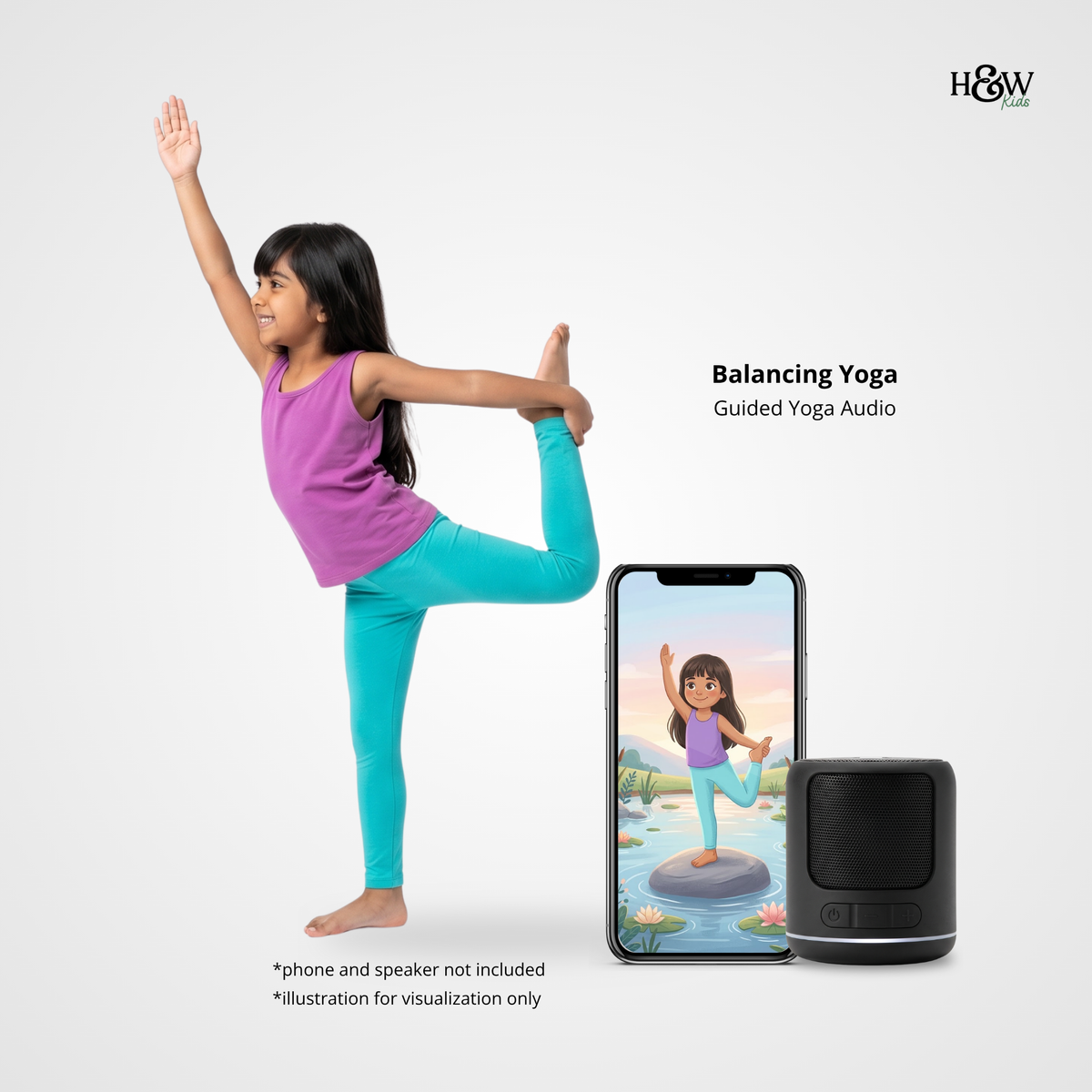 Balancing Audio Yoga for Kids (Personalized)
