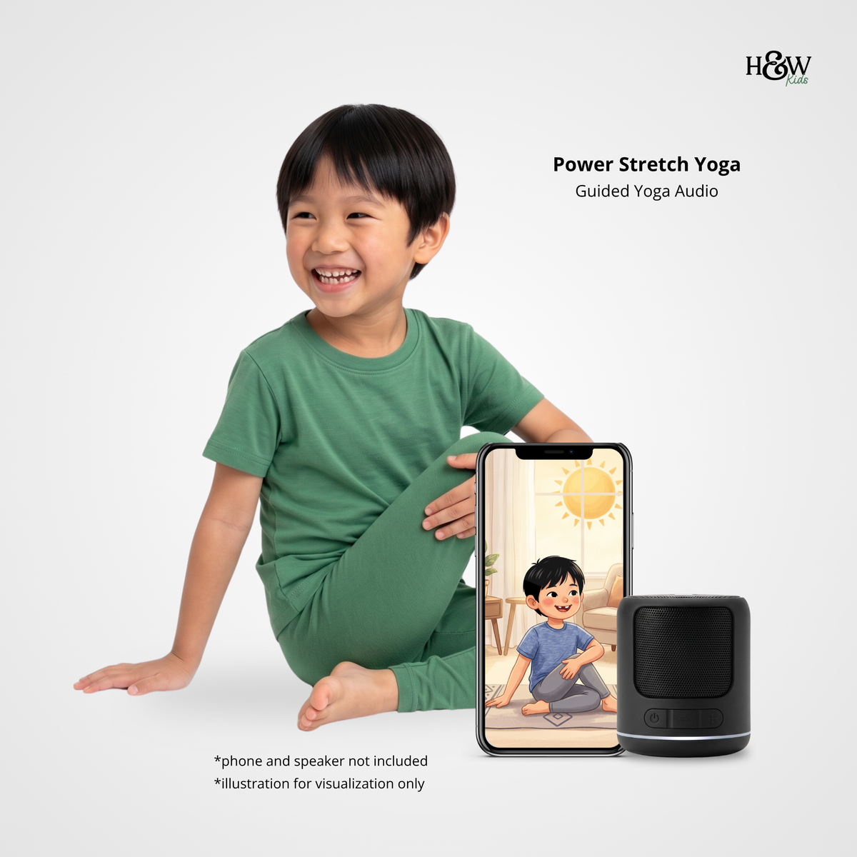 Power Stretch Audio Yoga for Kids (Personalized)