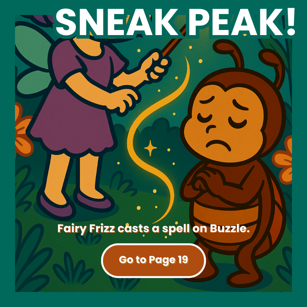 Buzzle’s Mischief in the Magical Garden – Interactive Storybook