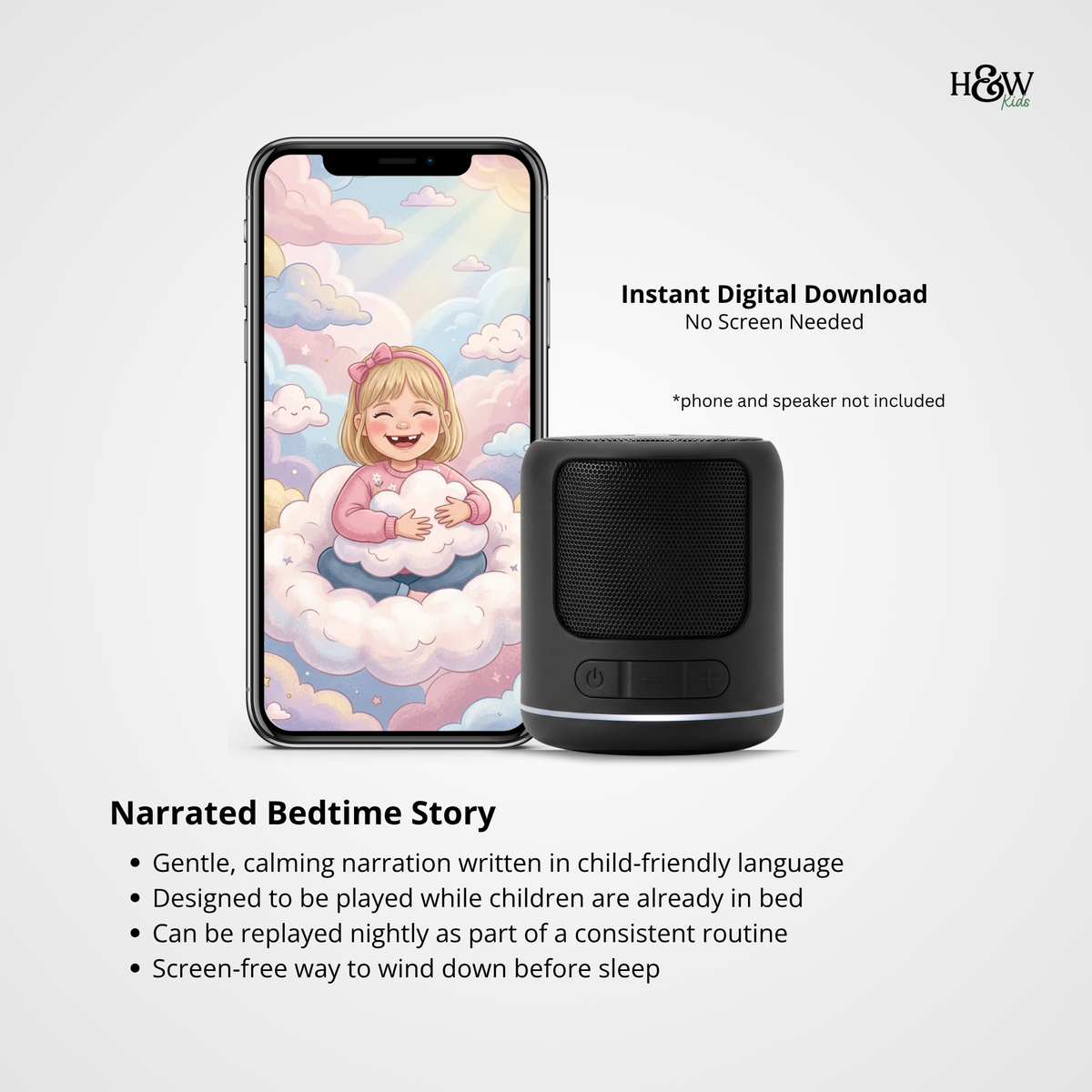 The Clouds (Personalized Bedtime Audio Story for Kids)