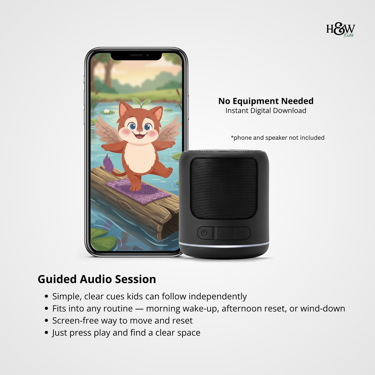 Balancing Audio Yoga for Kids (Non-Personalized)