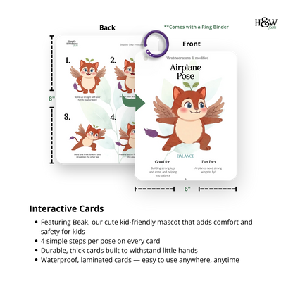 Yoga Cards for Kids (Non-Personalized)