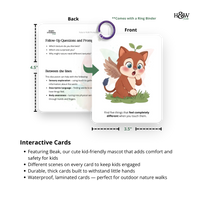 Beak Nature Walk Prompt Cards - Conversation Starters for Kids (No personalization)