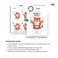 Breathing Cards for Kids - Breathing Flashcards for Kids  (No personalization)