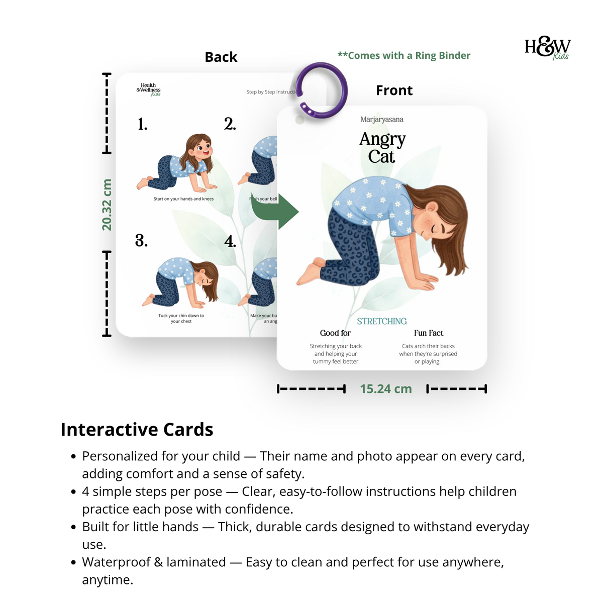 Yoga Cards for Kids (Personalized)