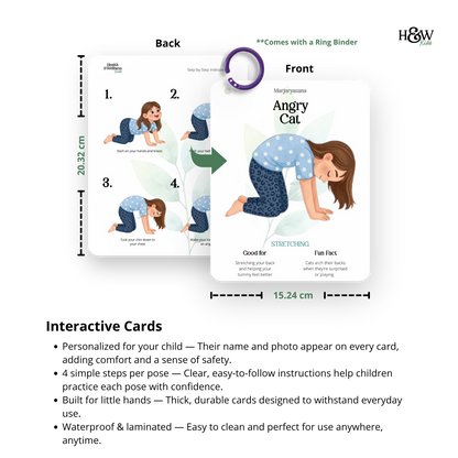 Yoga Cards for Kids (Personalized)