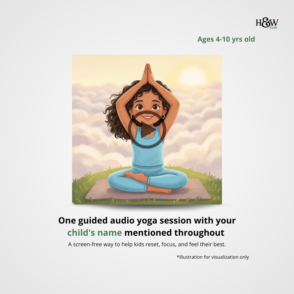 Calm Audio Yoga for Kids (Personalized)