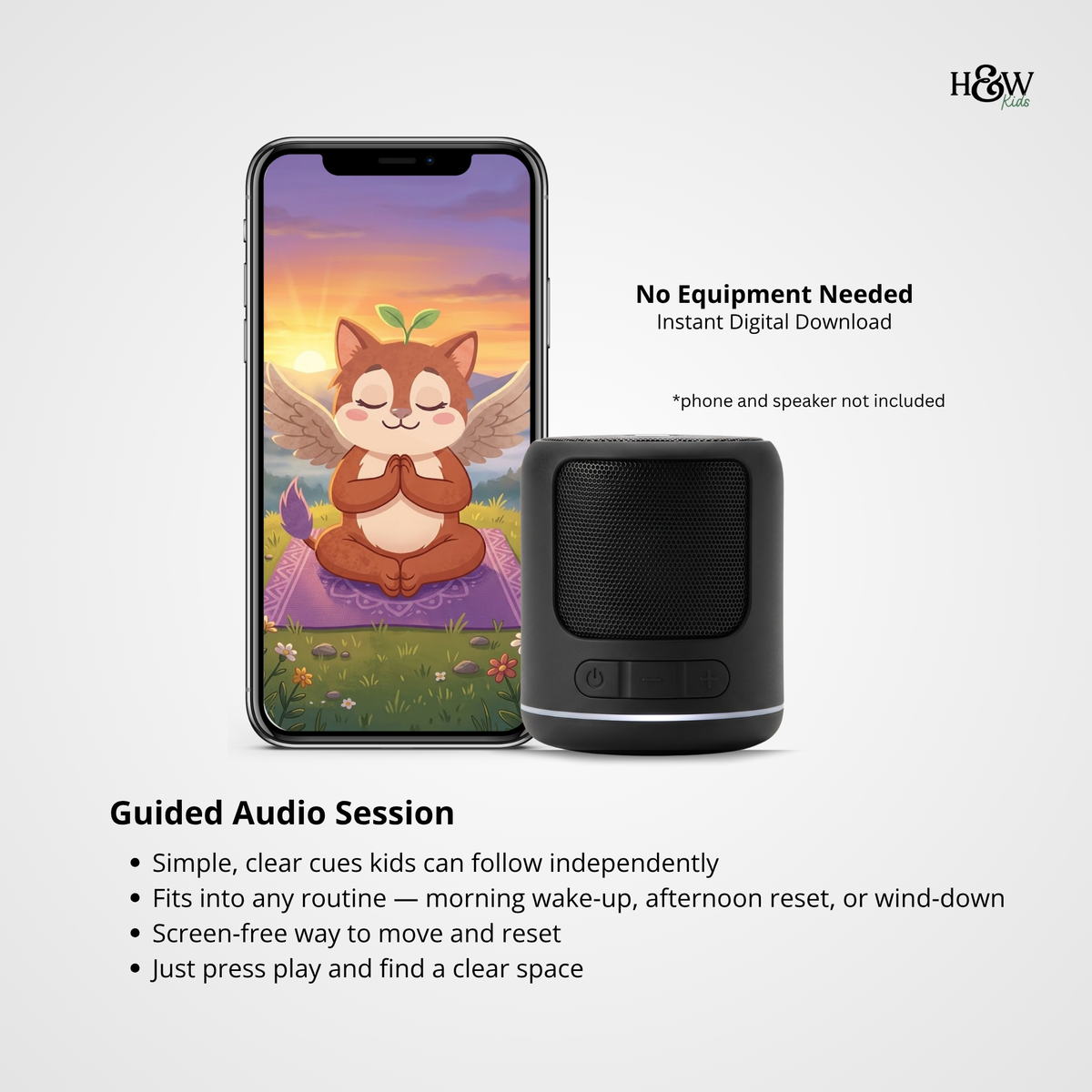 Morning Audio Yoga for Kids (Non-Personalized)