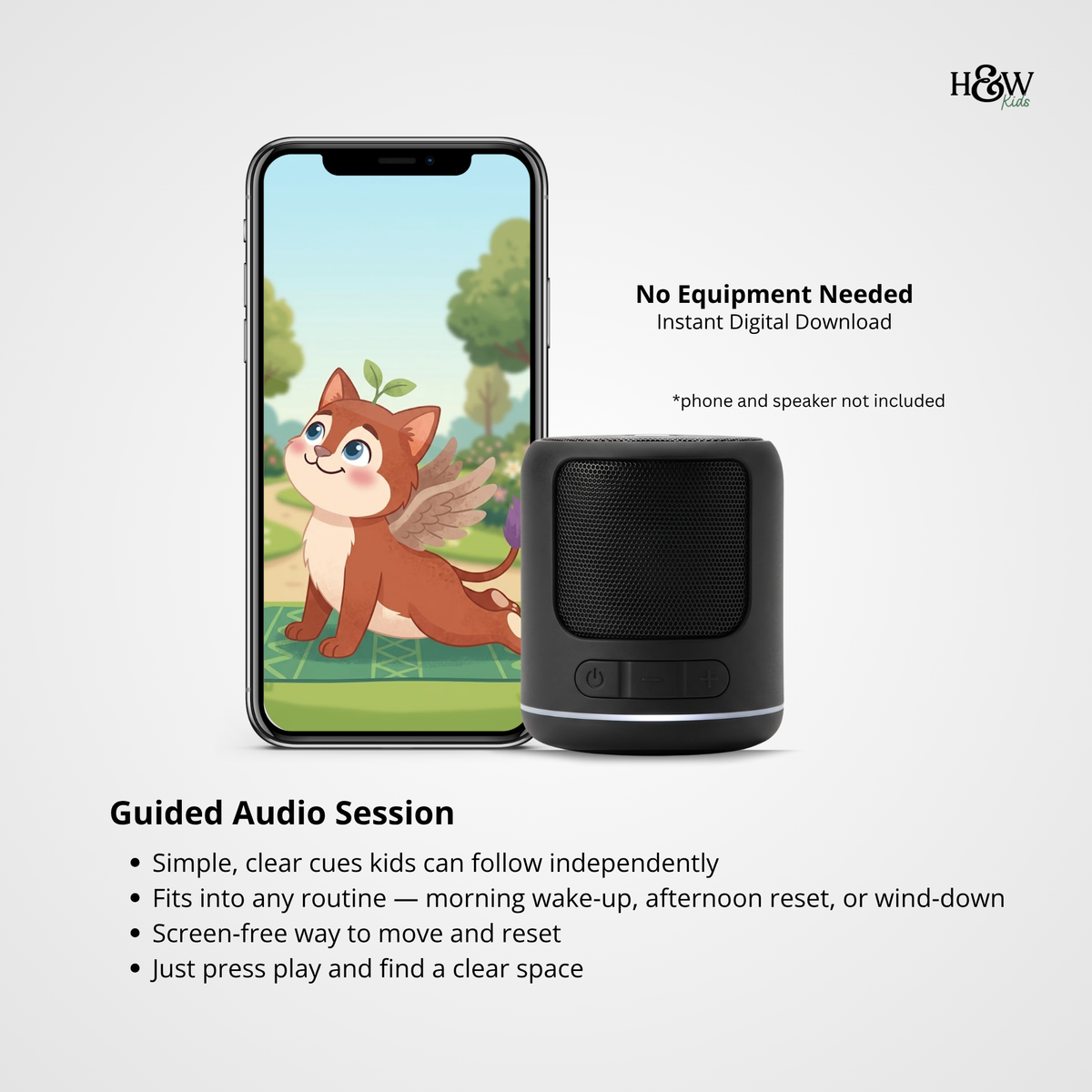 Strength Adventure Audio Yoga for Kids (Non-Personalized)