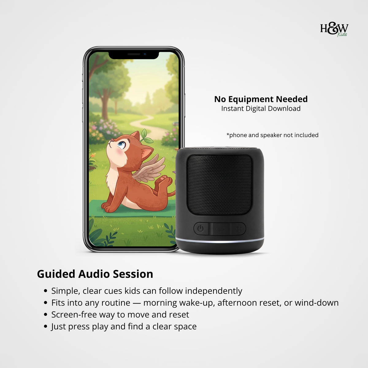 Calm Audio Yoga for Kids (Non-Personalized)