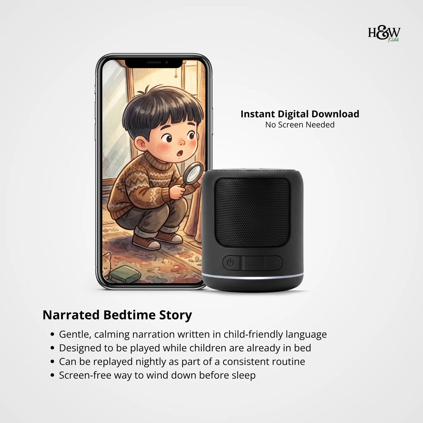 The Mystery Behind Ms. Lory - Bedtime Audio Story (Instant Download)