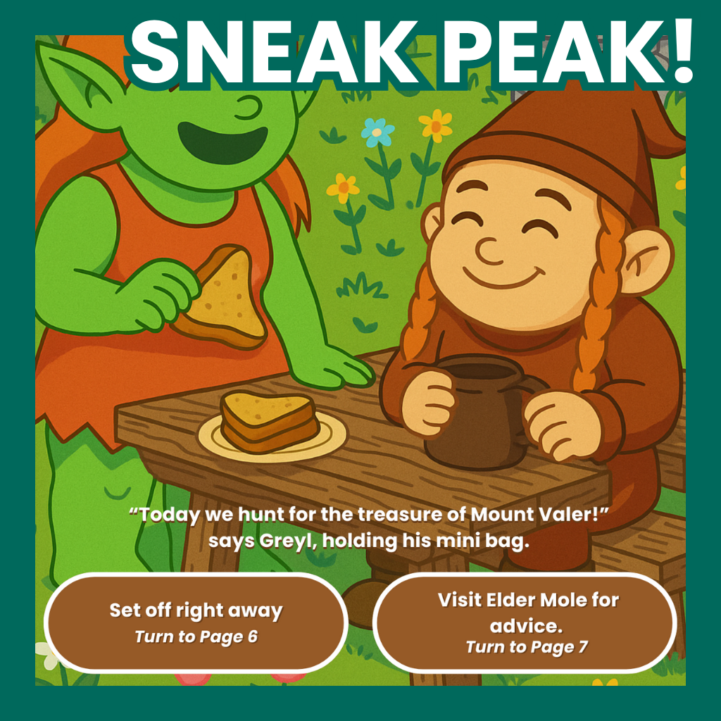 Glenda and Grayle: Finding the Treasure in the Magical Forest – Interactive Storybook