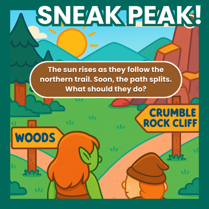 Glenda and Grayle: Finding the Treasure in the Magical Forest – Interactive Storybook