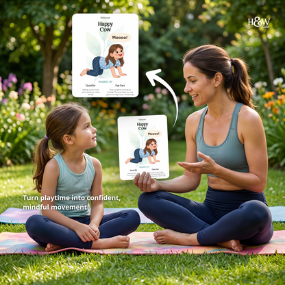 Yoga Cards for Kids (Personalized)