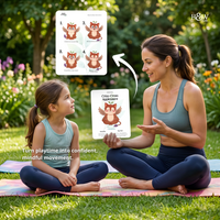 Yoga Cards for Kids - Yoga Flashcards for Kids  (No personalization)