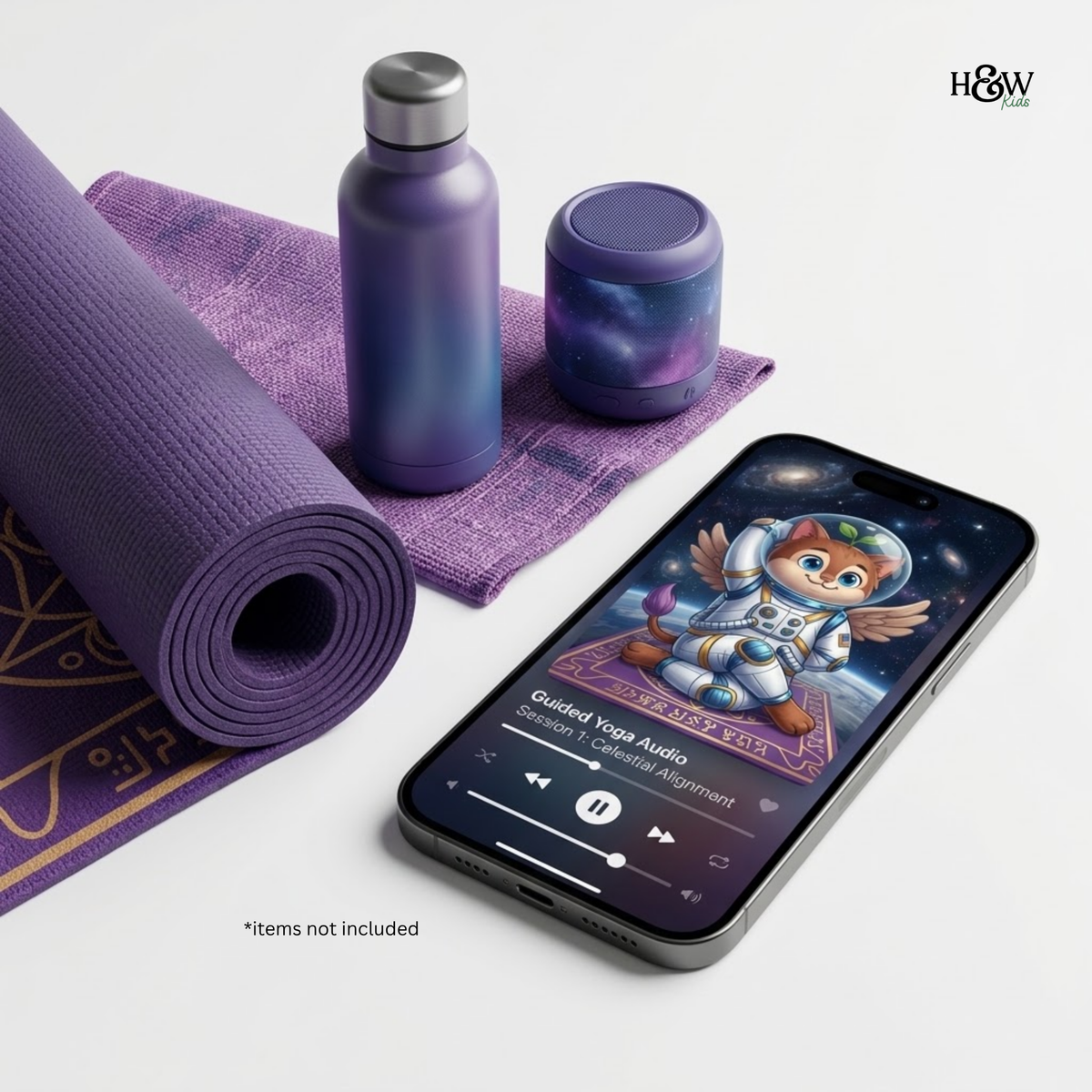 Space Explorer Audio Yoga for Kids (Non-Personalized)