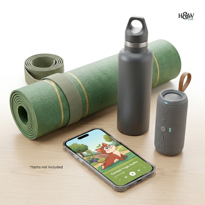 Strength Adventure Audio Yoga for Kids (Non-Personalized)