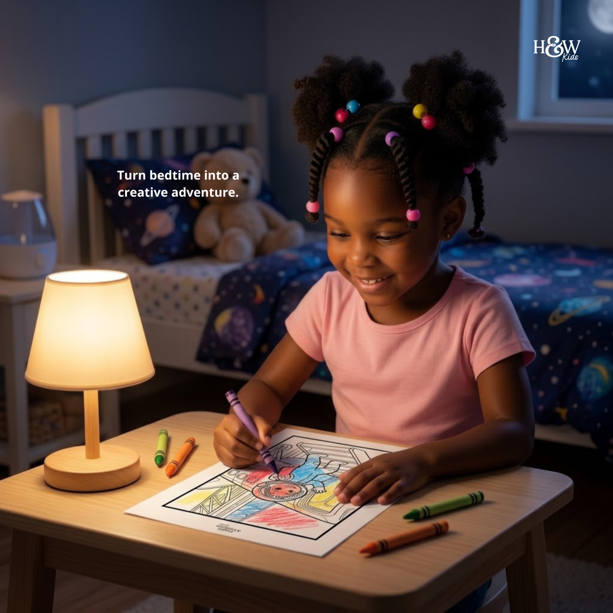 Space and Tech Adventures  (Personalized Bedtime Story Coloring Book Portfolio for Kids)