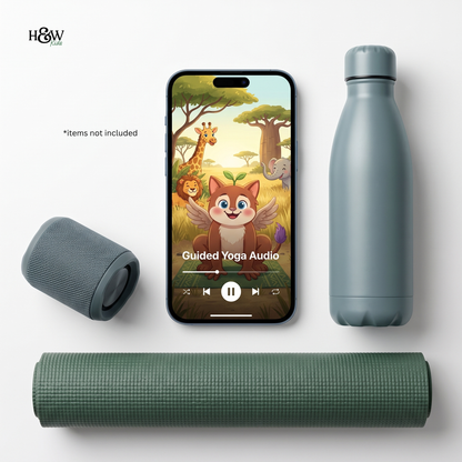 Animal Adventure Audio Yoga for Kids (Non-Personalized)