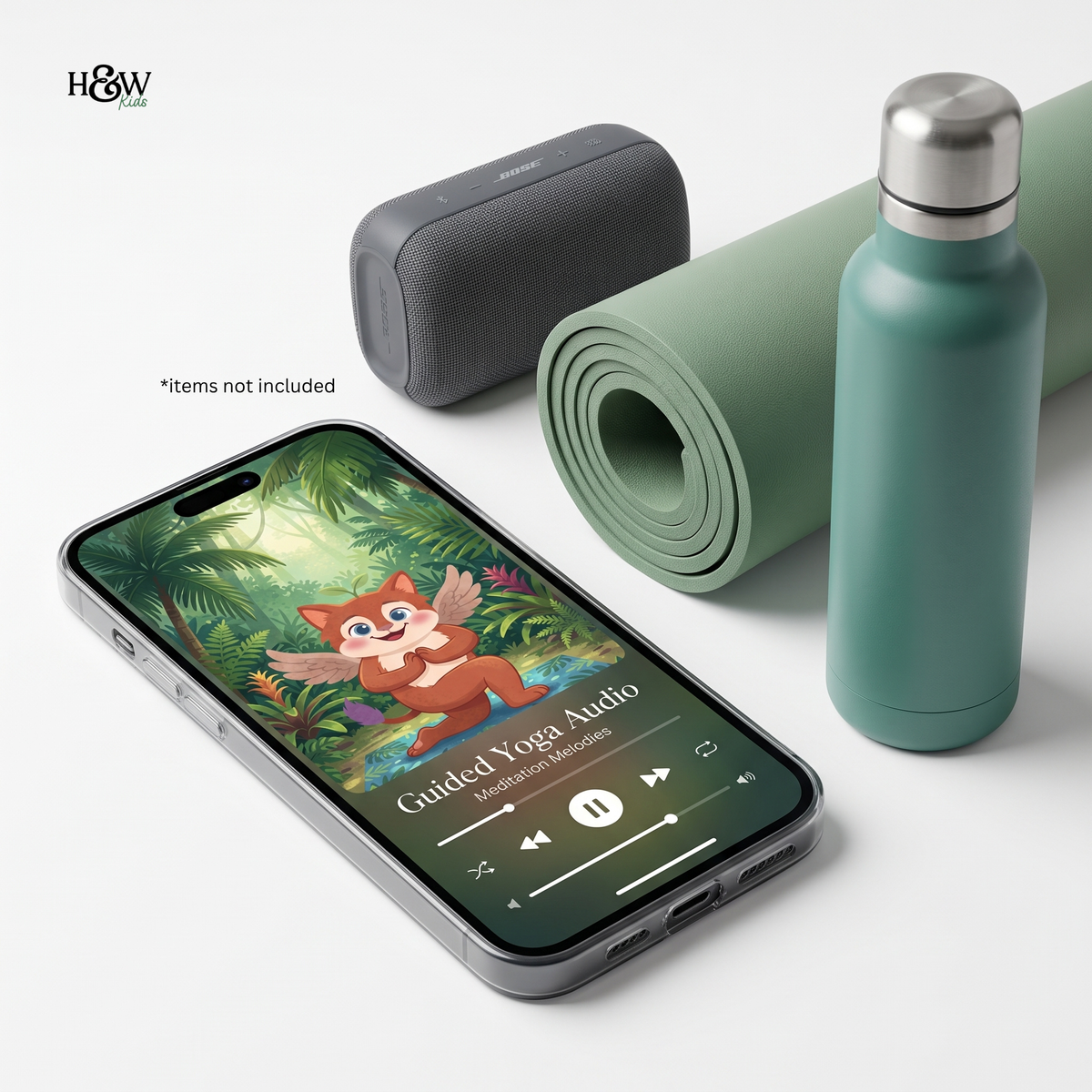 Jungle Audio Yoga for Kids (Non-Personalized)