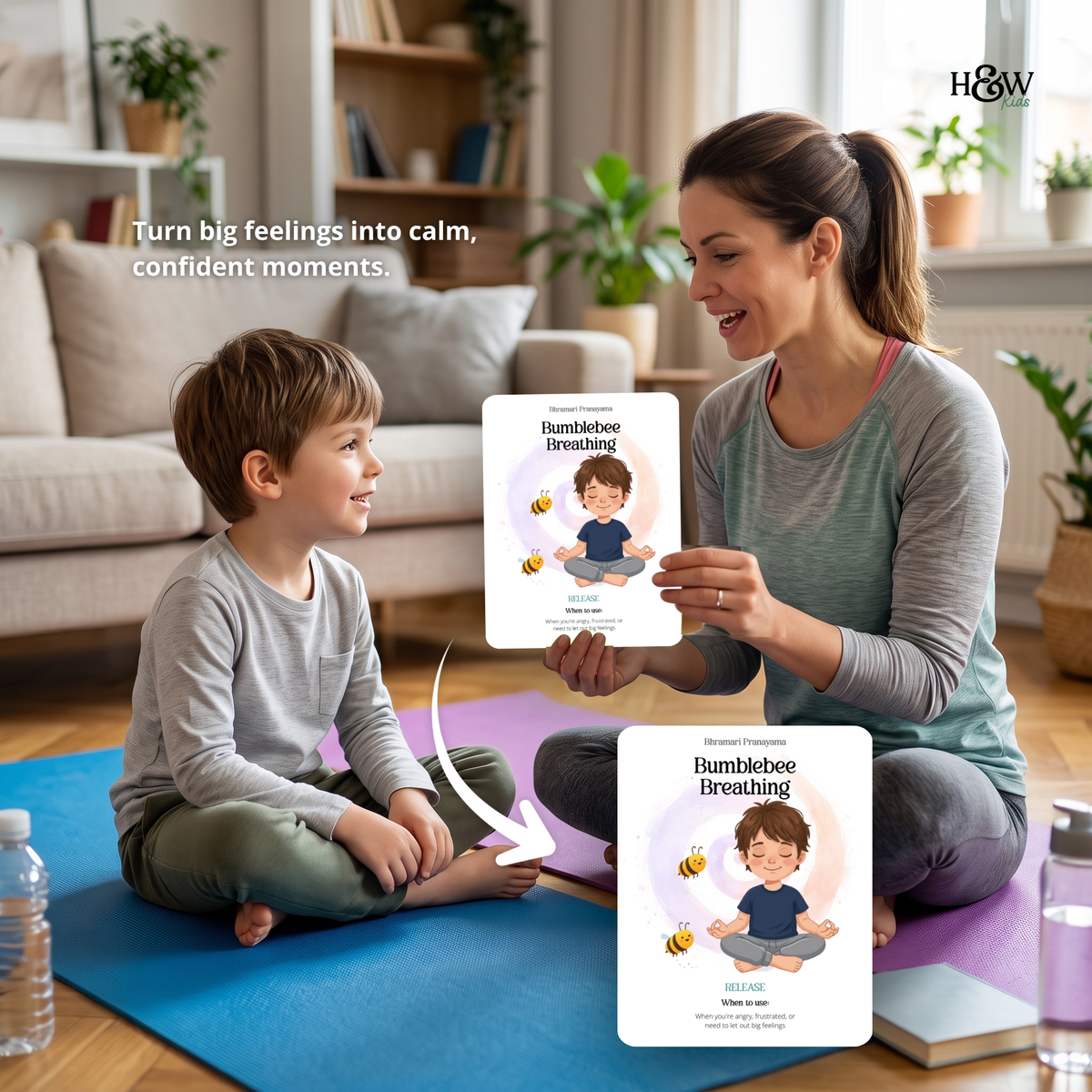 Breathing Cards for Kids (Personalized)