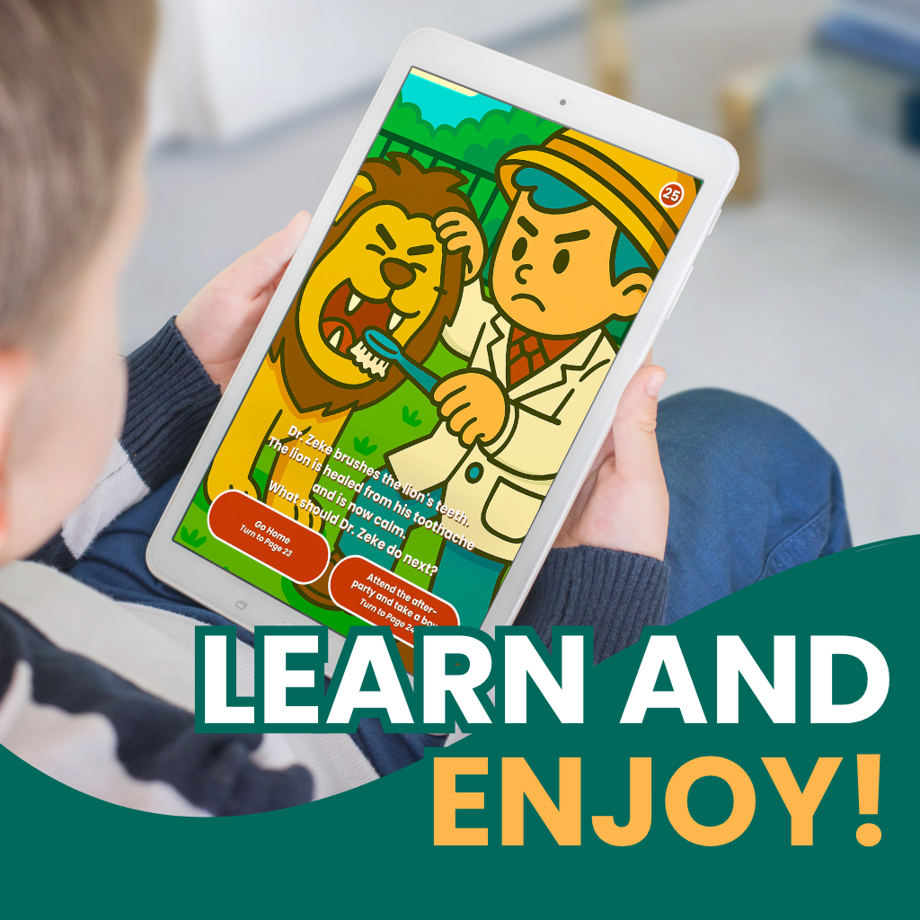 Dr. Zeke’s First Day in Wiggly Wild Zoo – Interactive Storybook