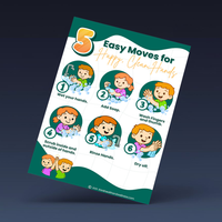 Easy Moves for Happy, Clean Hands Poster