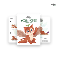 Yoga Cards for Kids - Yoga Flashcards for Kids  (No personalization)