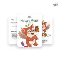 Beak Nature Walk Prompt Cards - Conversation Starters for Kids (No personalization)